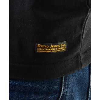 Retrojeans pánské triko MONSERRATT - Černá