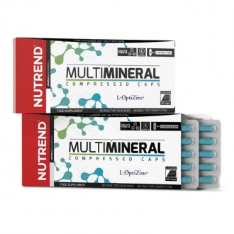 Nutrend MULTIMINERAL COMPRESSED CAPS 60 kapslí