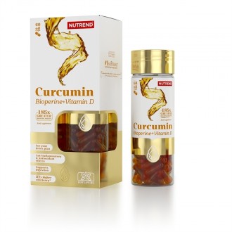 Nutrend CURCUMIN + BIOPERINE + VITAMIN D 60 kapslí