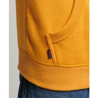 Superdry pánská mikina Organic Cotton Vintage Logo Embroidered - Žlutá
