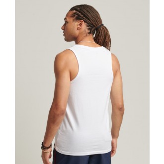 Superdry pánské tílko Vintage Logo Classic - Bílá