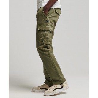 Superdry pánské kapsáčové kalhoty Organic Cotton Recruit Grip 2 - Kaki