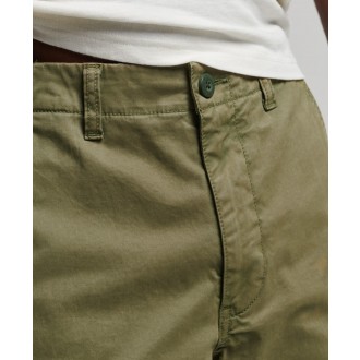 Superdry pánské kapsáčové kalhoty Organic Cotton Recruit Grip 2 - Kaki