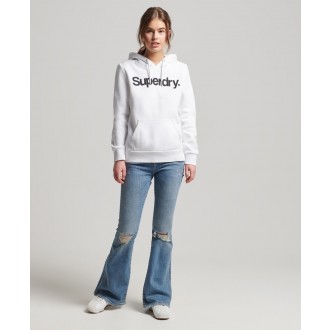 Superdry dámská mikina Core Logo B - Bílá