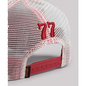 Superdry dámská kšiltovka Vintage Graphic - Červená