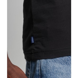 Superdry pánské tílko Organic Cotton Vintage Logo - Černá