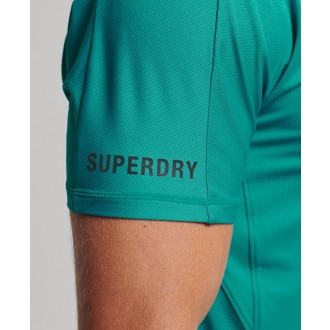 Superdry pánské triko Run Ss - Modrá