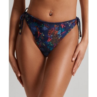 Superdry dámské plavky Vintage Tropical Bikini vrchní díl - Námořnická modrá