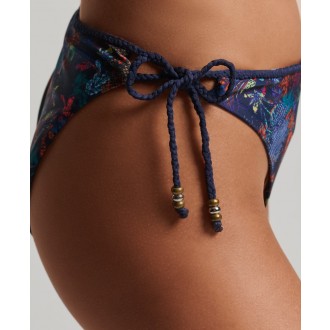 Superdry dámské plavky Vintage Tropical Bikini vrchní díl - Námořnická modrá