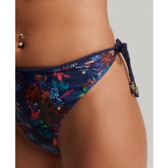 Superdry dámské plavky Vintage Tropical Bikini vrchní díl - Námořnická modrá