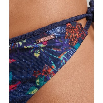 Superdry dámské plavky Vintage Tropical Bikini vrchní díl - Námořnická modrá