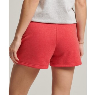 Superdry dámské kraťasy Organic Cotton Vintage Logo Jersey - Červená
