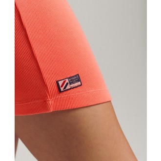 Superdry dámské šaty Essential Strappy - Lososová