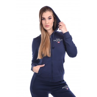 Retrojeans dámská mikina CATHY OUT ZIP - Tmavě modrá