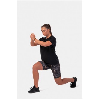 NEBBIA Invisible Logo T shirt 602 - Černé