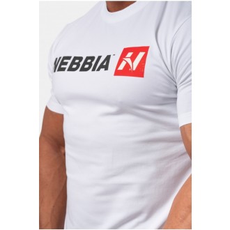 NEBBIA triko Red N 292 - Bílé