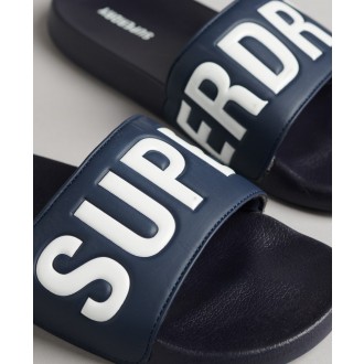 Superdry pánské pantofle Code Core - Námořnická modrá