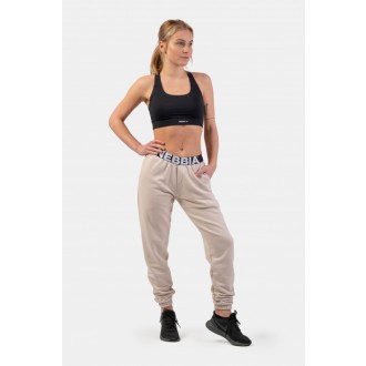 NEBBIA Sportovní podprsenka Active se střední oporou 413 - Černá