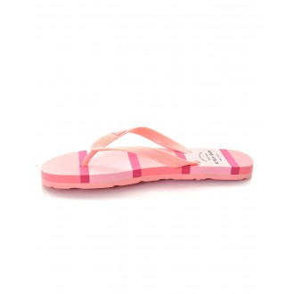 Retrojeans Dámské pantofle SEABOARD 22 STRIPES FLIP-FLOP - Růžová