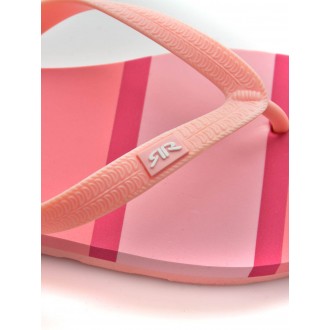 Retrojeans Dámské pantofle SEABOARD 22 STRIPES FLIP-FLOP - Růžová