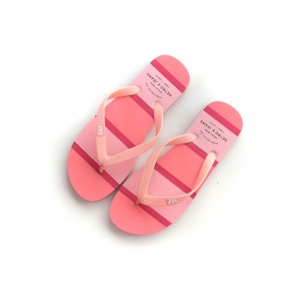 Retrojeans Dámské pantofle SEABOARD 22 STRIPES FLIP-FLOP - Růžová