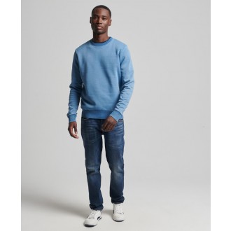 Superdry pánská mikina Vintage Crew Sweat - Světle modrá