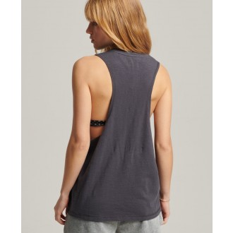 Superdry dámské tílko Vintage Cali Stripe - Šedá