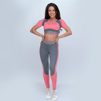 GymBeam Sportovní Top Ultrafit Heather Pink - růžová