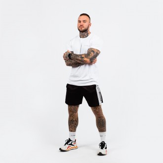 GymBeam Tričko TRN White - bílá