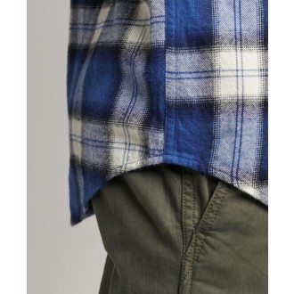 Superdry pánská košile Organic Cotton Vintage Lumberjack Shirt - Modrá