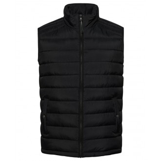 Superdry pánská zimní vesta Lightweight Short Padded Gilet - Black