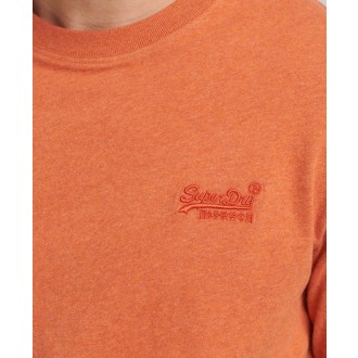 Superdry pánská mikina Organic Cotton Vintage Logo Embroidered Top - Oranžová