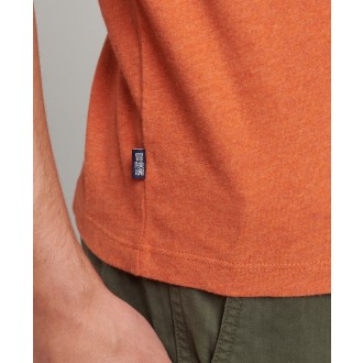 Superdry pánská mikina Organic Cotton Vintage Logo Embroidered Top - Oranžová