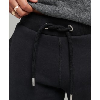 Superdry pánské tepláky Organic Cotton Vintage Logo Embroidered Joggers - Black