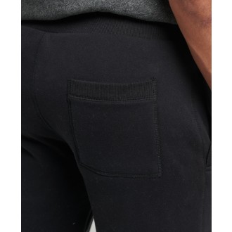 Superdry pánské tepláky Organic Cotton Vintage Logo Embroidered Joggers - Black