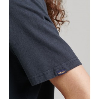 Superdry dámské tričko Vintage Core Logo Rainbow T-Shirt - Tmavě modrá