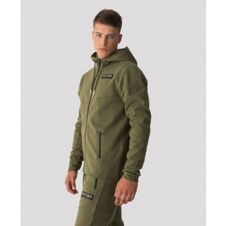 Retrojeans pánská mikina MATO HOODIE - Kaki