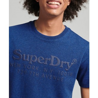 Superdry pánské triko Vintage Graphic T-Shirt - Modrá