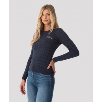 Retrojeans dámský pulovr ROSEVILLE - Námořnická modrá