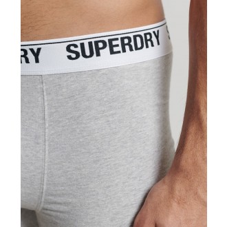 Superdry pánské boxerky Organic Cotton Boxer Triple Pack - Vícebarevné
