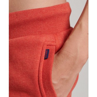 Superdry dámske tepláky Organic Cotton Essential Logo - Oranžová