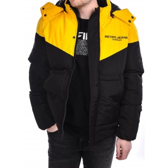 Retrojeans pánska zimná bunda COLUSA - Žltá