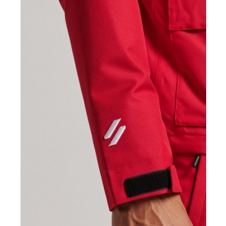 Superdry pánska lyžiarska bunda Rescue Jacket - Červená