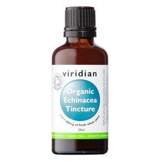 Viridian Echinacea Tincture 50ml Organic (Tinktura z Echinacey Bio)