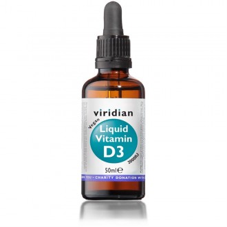 Viridian Liquid Vitamin D3 2000iu 50 ml