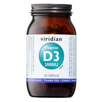 Viridian Vitamin D3 2000iu