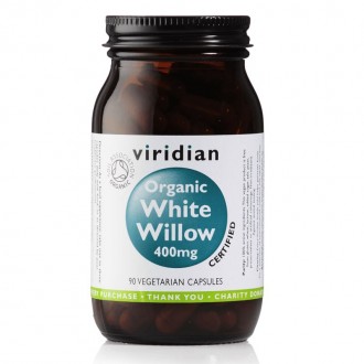 Viridian White Willow Bark 400mg 90 kapslí Organic