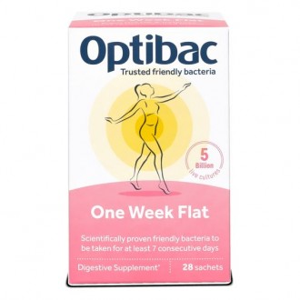 Optibac One Week Flat (Probiotika při nadýmání a PMS)