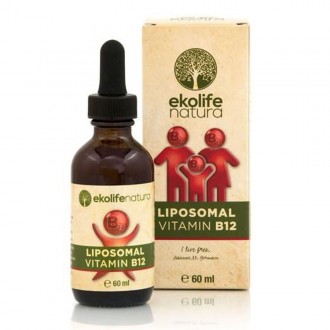 EKOLIFE NATURA Liposomal Vitamin B12 60ml (Lipozomální vitamín B12)