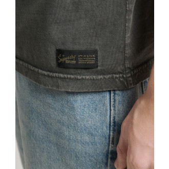 Superdry pánske tričko vintage corp logo tee - Tmavosivá